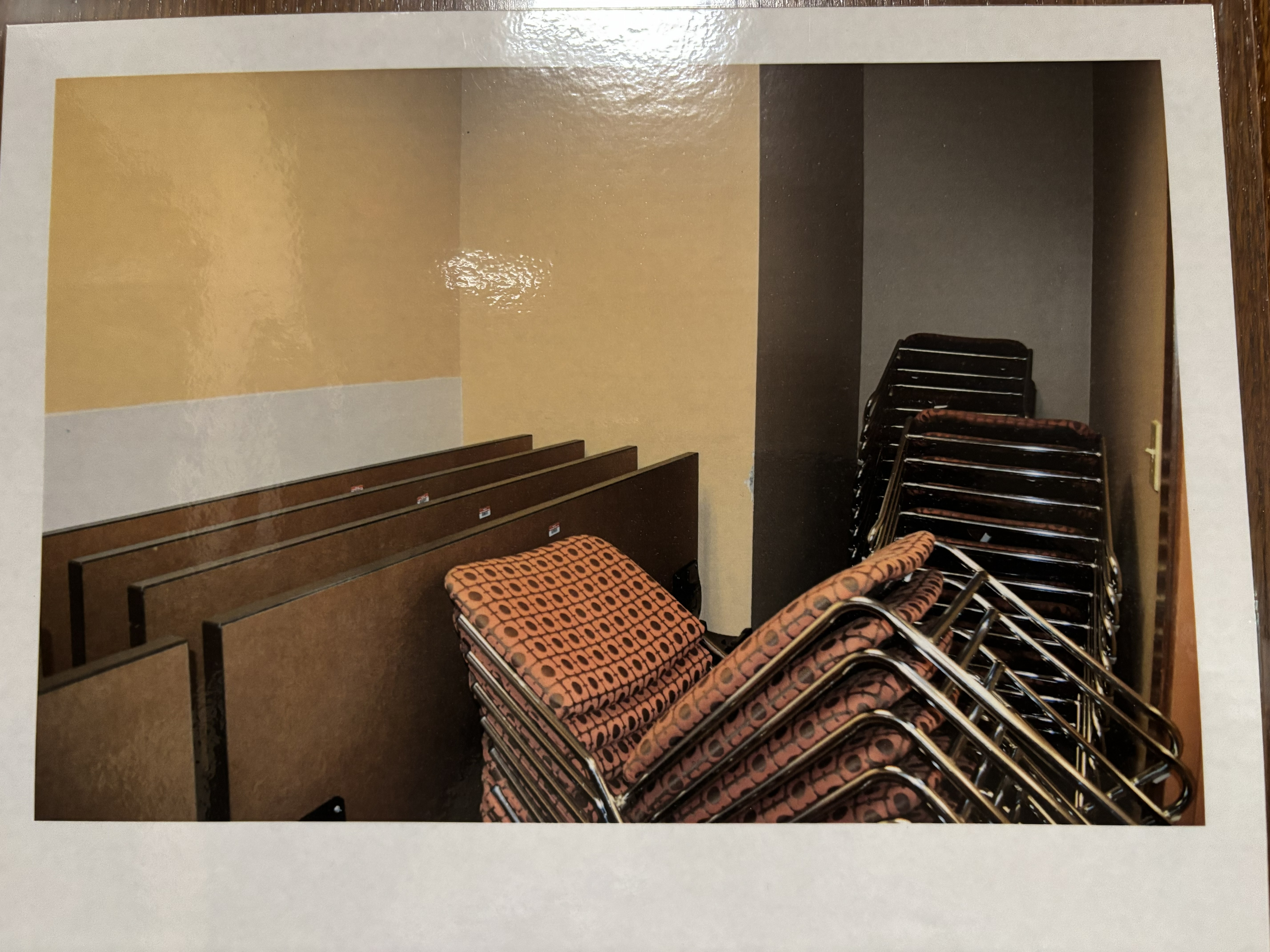 Hampton Park Library Chair and Table Storage
